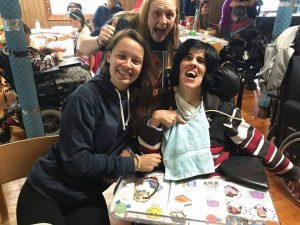Camp Counselors with Camper with Disabilities