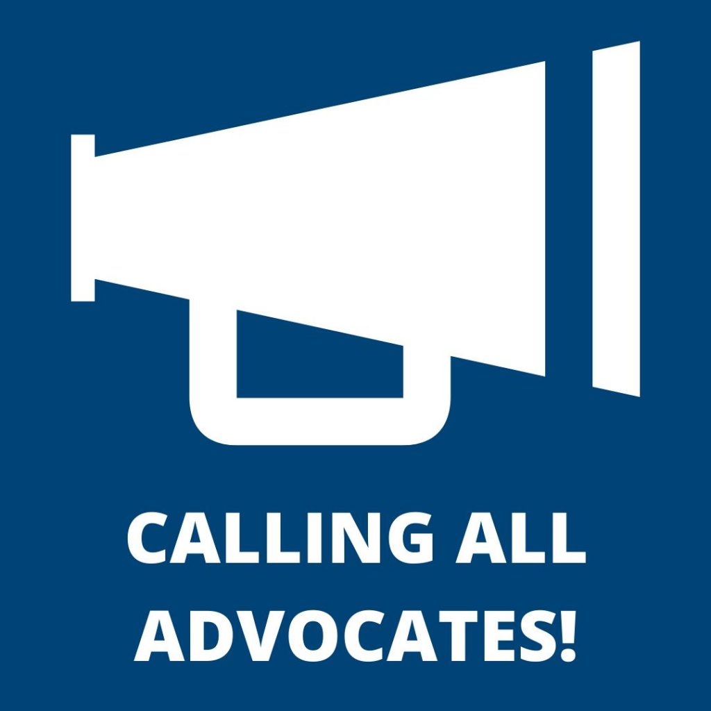 Calling all advocates