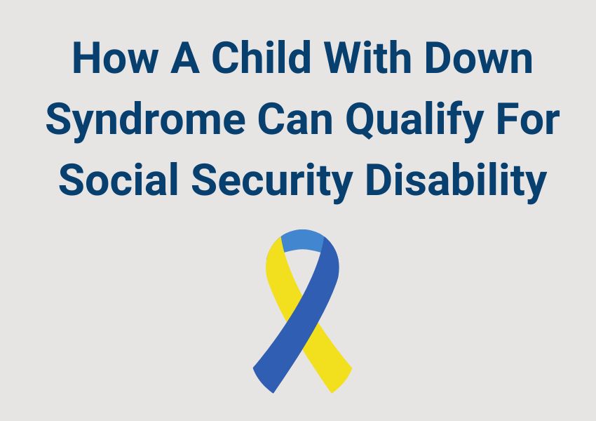 title of article and down syndrome awareness ribbon
